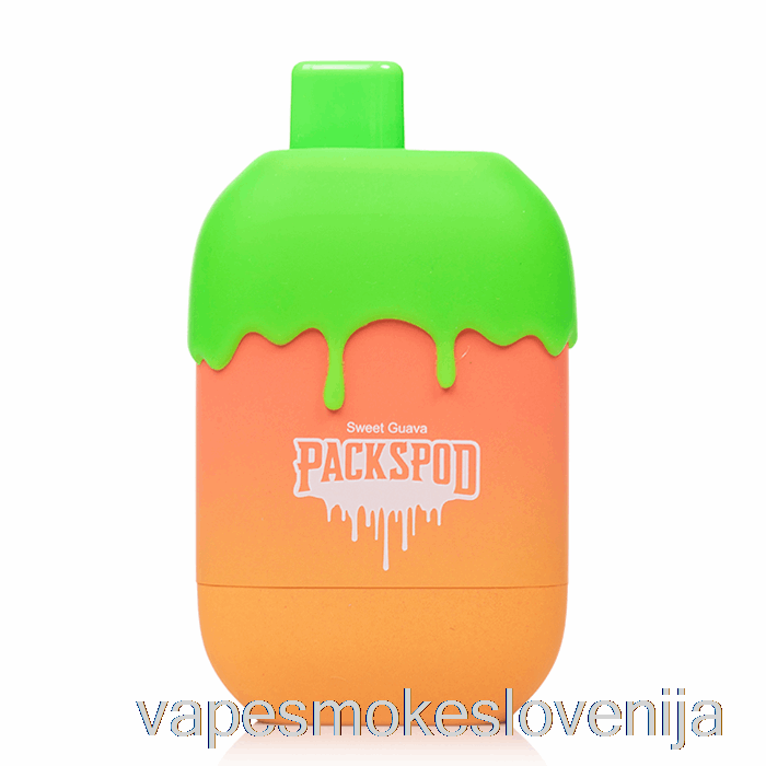 Vape Za Enkratno Uporabo Packwood Packspod 5000 Za Enkratno Uporabo Guava Bubblegum (sladka Guava)